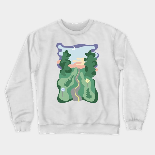 Road Trip Crewneck Sweatshirt by PaulStouffer